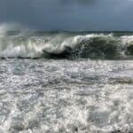 Iona square photo tile. Swell power, Iona