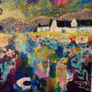 The Happy Croft print of original art work - handmade by Seaholly Studio (view 4)