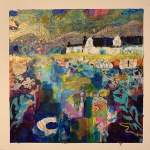 The Happy Croft print of original art work - handmade by Seaholly Studio (view 2)