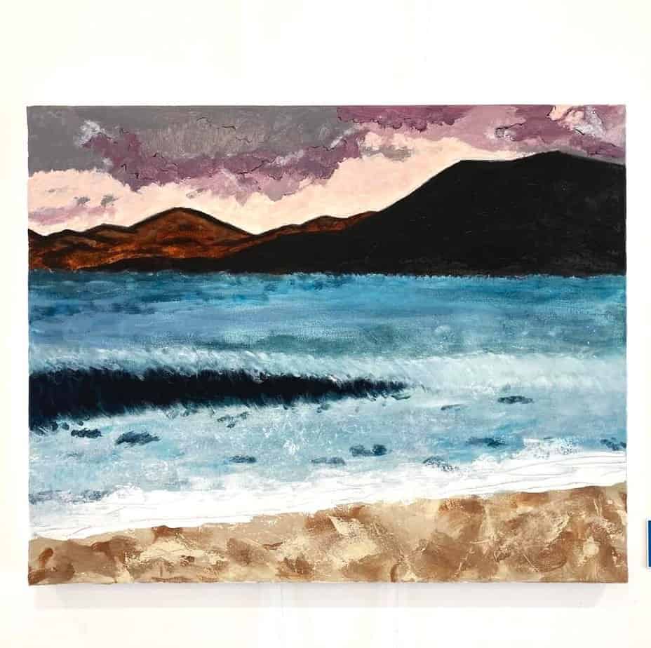West Coast Waves - painting - handmade by Susie Lamb Art