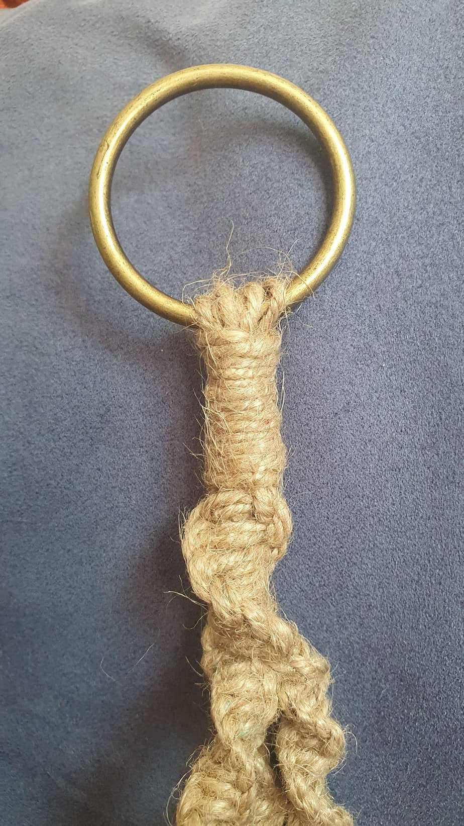 Macrame Bottle Lights with beaded detailing - handmade by mac-RUM-e (view 7)
