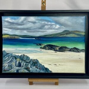 Summer, Iona , Framed original oil painting - handmade by IonaImages