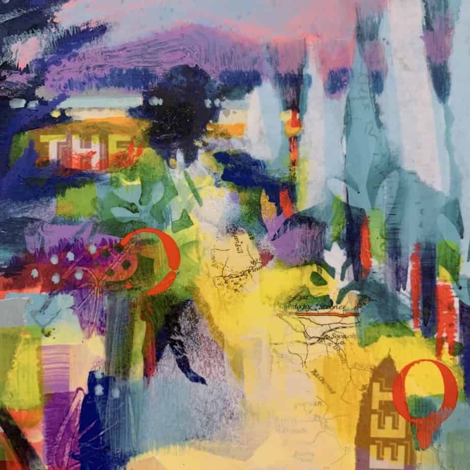 Let’s go to the beach. Mounted print - handmade by Seaholly Studio (view 7)