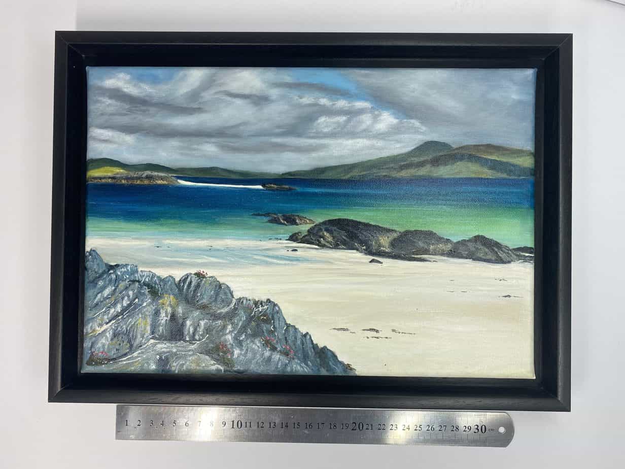 Summer, Iona , Framed original oil painting - handmade by IonaImages (view 6)