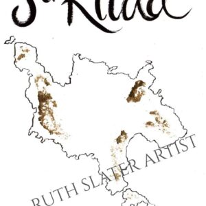 St. Kilda Map with Gold Leaf