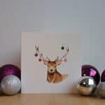Christmas Card Pack – Stag – 6 cards