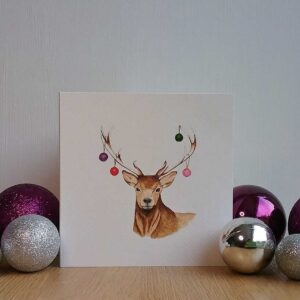 Christmas Card Pack - Stag - 6 cards - Image 1