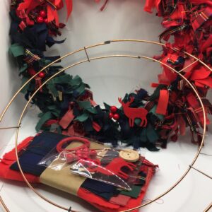 Rag Wreath Making Kit - handmade by Camella Crafts (view 2)