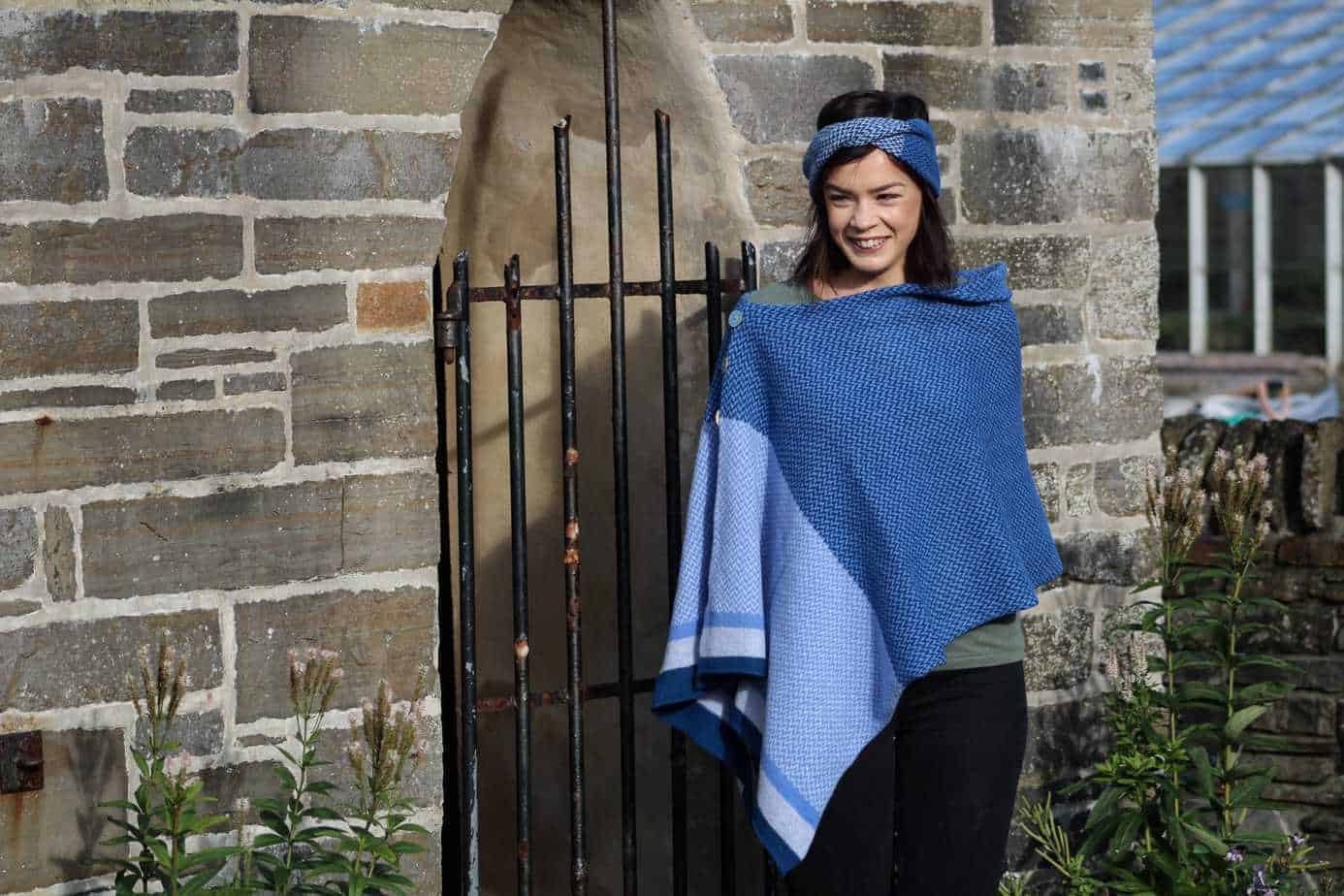 Twisted Headband and Poncho - handmade by Ann Mackie Knitting Services and Designs