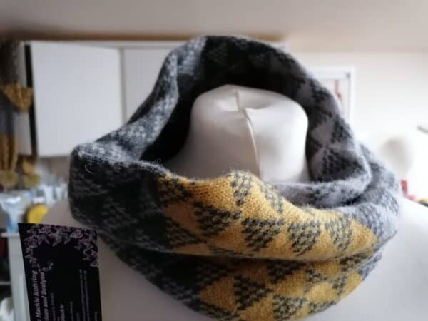 Peedie (small) Neck Cosy - handmade by Ann Mackie Knitting Services and Designs