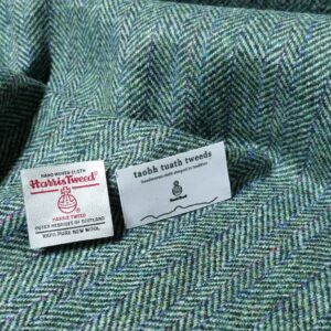 Harris Tweed - Multi Herringbone - handmade by Taobh Tuath Tweeds