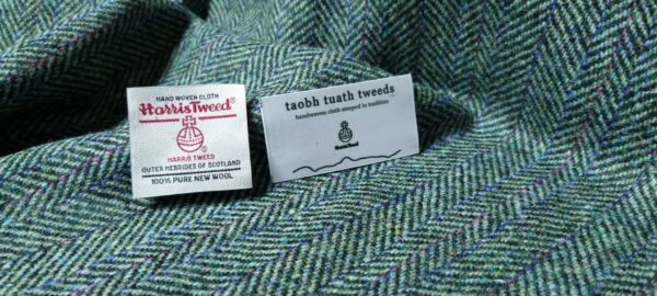 Harris Tweed - Multi Herringbone - handmade by Taobh Tuath Tweeds (view 2)