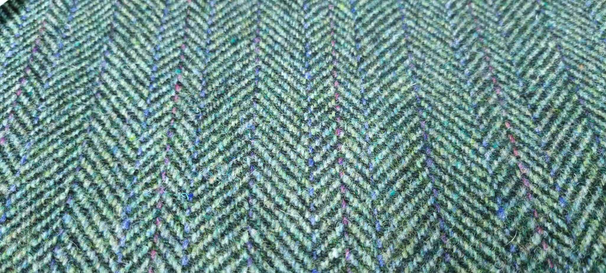 Harris Tweed - Multi Herringbone - handmade by Taobh Tuath Tweeds (view 3)