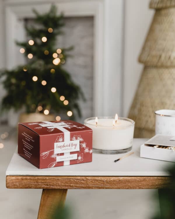 Festive 3 Wick Candle