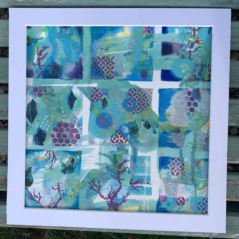 Scottish west coast Original Mounted Painting - handmade by Seaholly Studio (view 2)