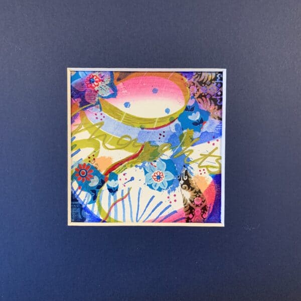 'In my thoughts' Painting - handmade by Seaholly Studio