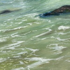 Calva wave, Iona. Framed original oil painting - handmade by IonaImages (view 7)