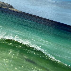 Calva wave, Iona. Framed original oil painting - handmade by IonaImages (view 8)