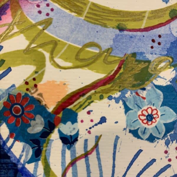 'In my thoughts' Painting - handmade by Seaholly Studio (view 8)