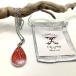 Red Glitter Pendant