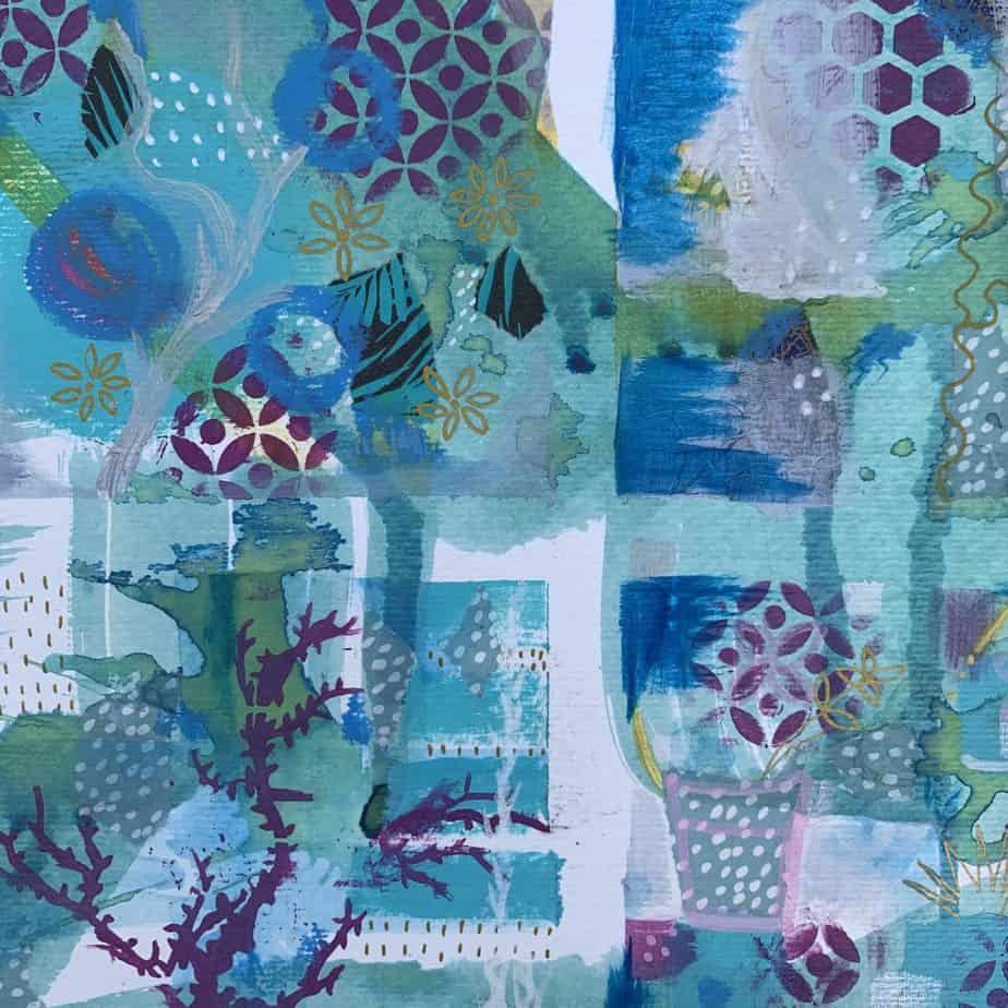Scottish west coast Original Mounted Painting - handmade by Seaholly Studio (view 5)