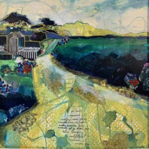 The Bruchag Road, Bute. Original mounted painting