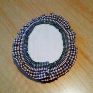 Celtic Cross mini wall art hoop - handmade by Christie Country Crafts (view 3)