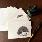 Hedgehog Notelet Pack (6x cards)