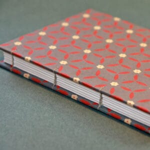 Coptic book kit - blue with a little pink - Image 3