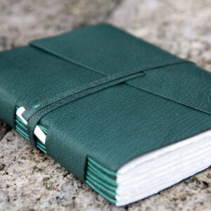 Dark Green Leather Journal