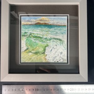 "Iona Ferry Loch Buie, Iona" Original framed watercolour. - Image 5