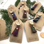 Mini Tartan Angel Decoration