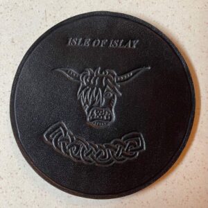 Handmade Leather Coasters - Image 2