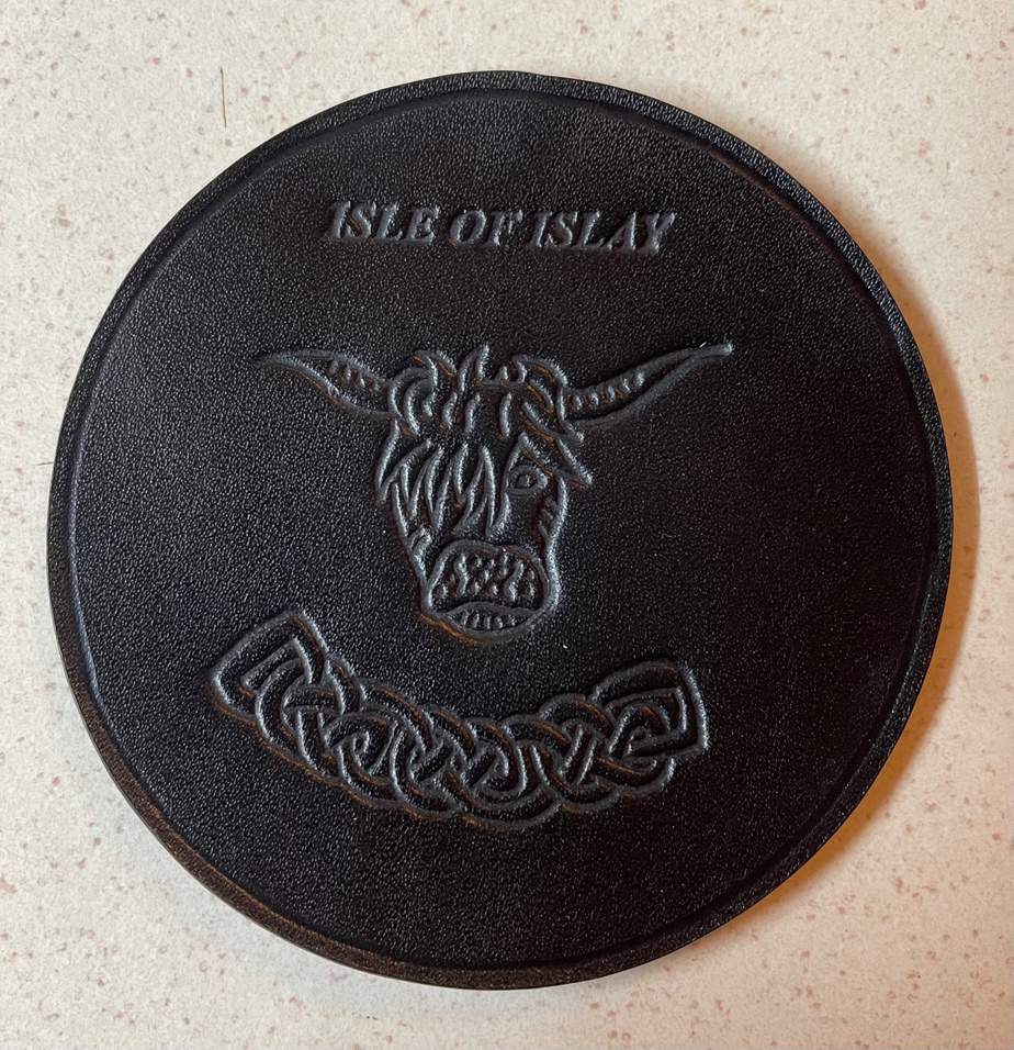 Handmade Leather Coasters - Image 2