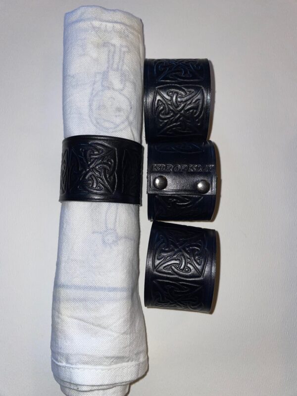 Napkin rings set (Islay/Celtic) - handmade by Islay Celtic Craft Shop (view 3)
