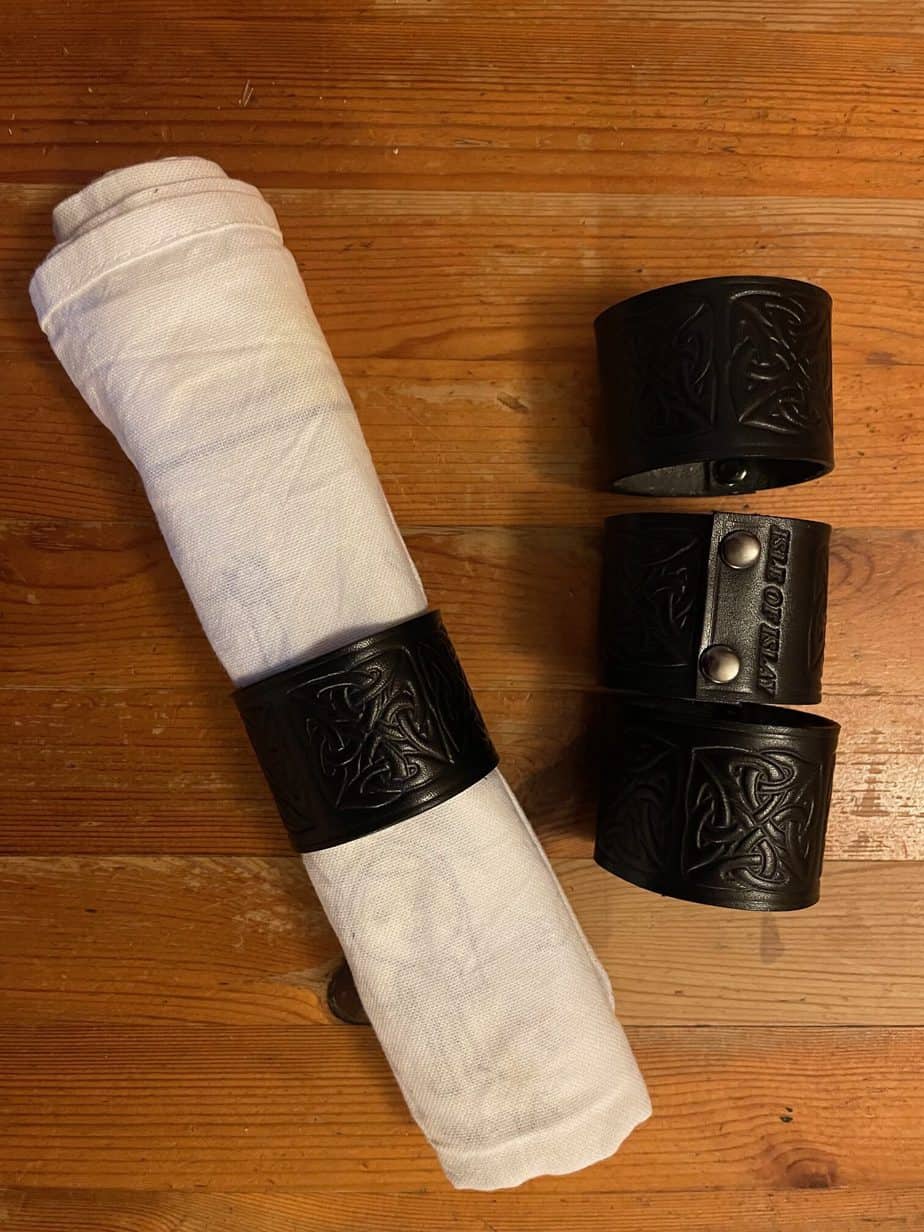 Napkin rings set (Islay/Celtic) - handmade by Islay Celtic Craft Shop (view 5)