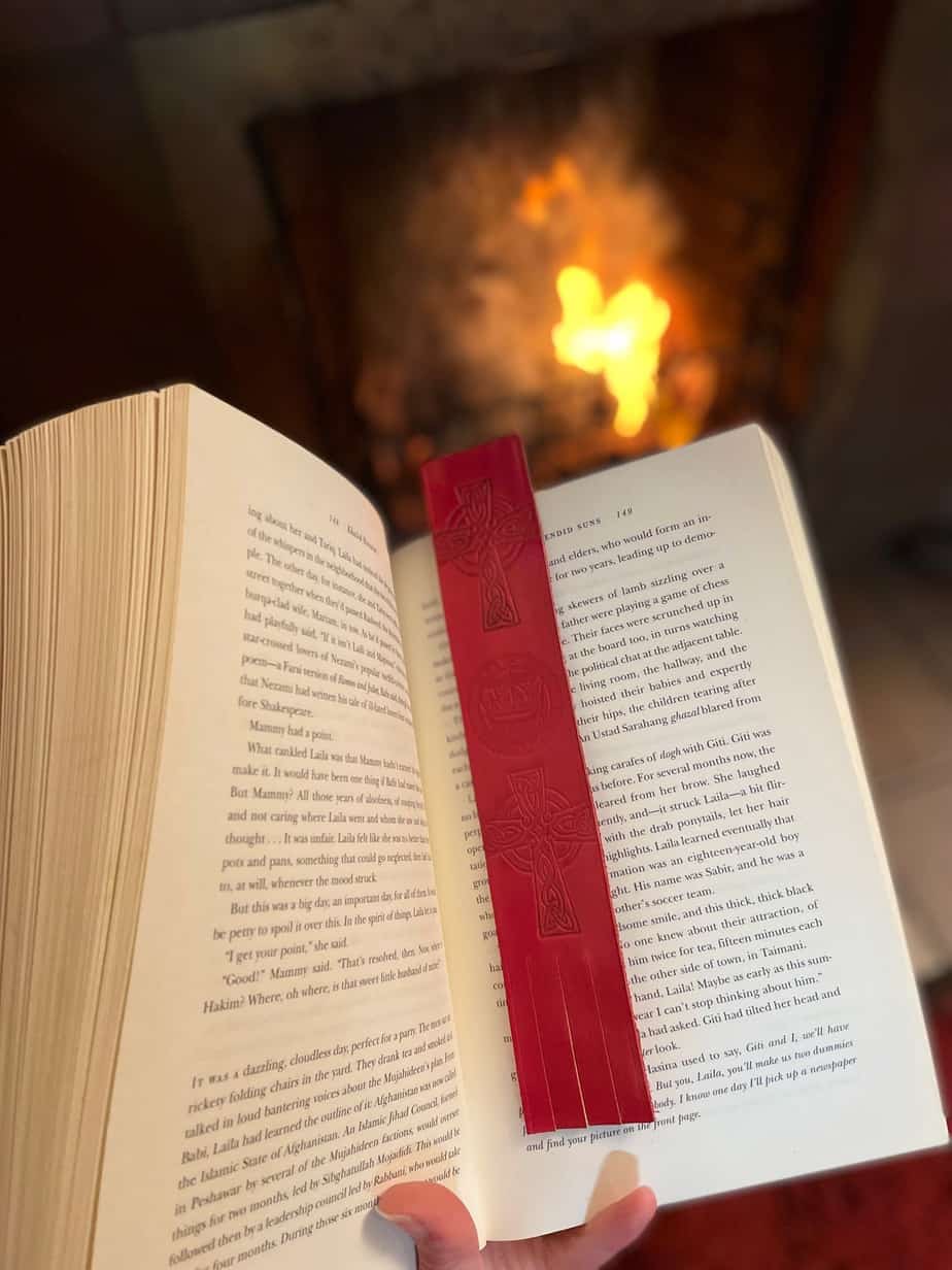 Leather Bookmark (Celtic Cross) - Image 3