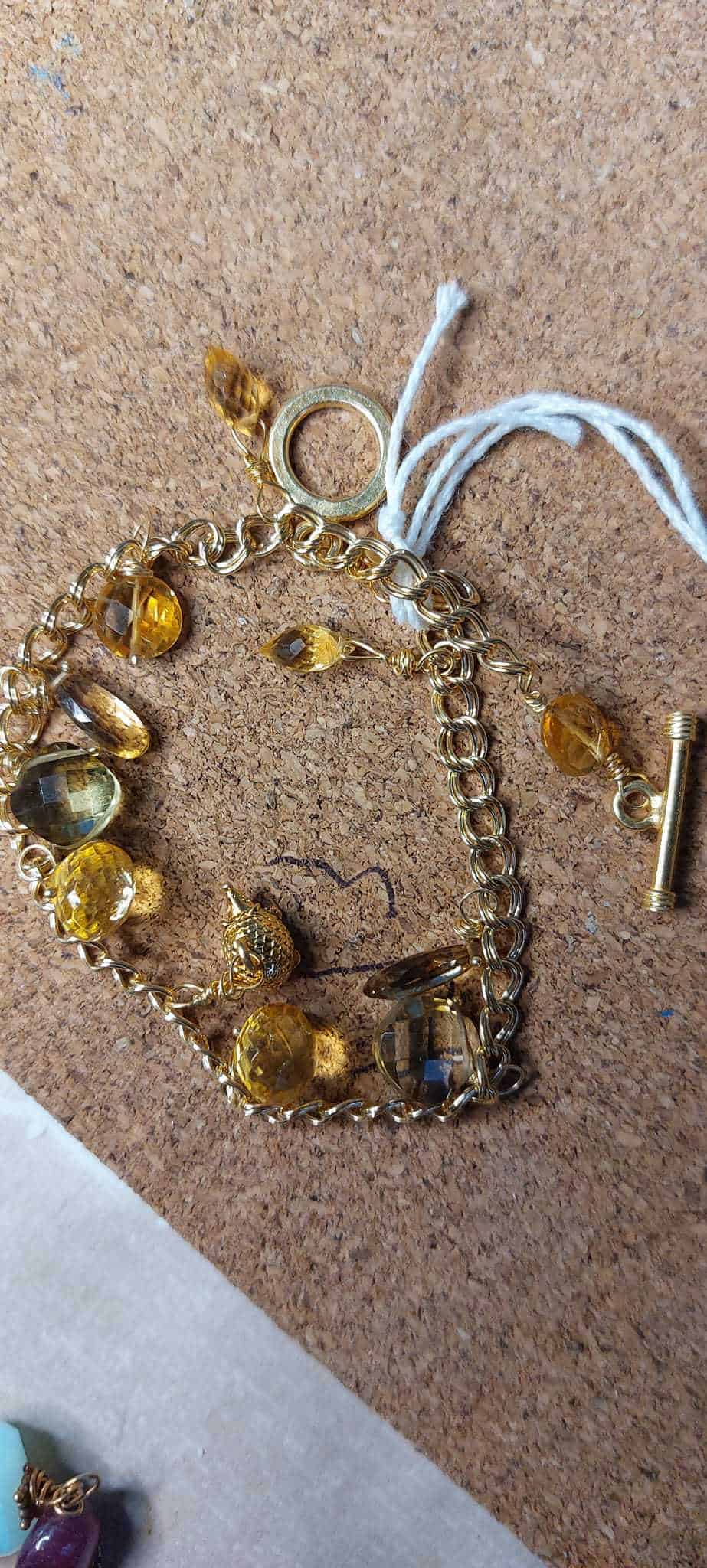 citrine hedgehog bracelet - Image 5