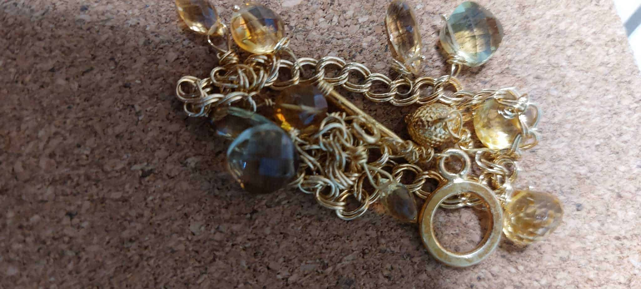 citrine hedgehog bracelet - Image 1