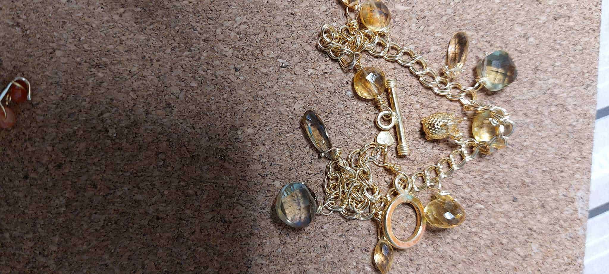 citrine hedgehog bracelet - Image 4