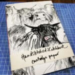 Highland Cow Sketchbook (White) A5