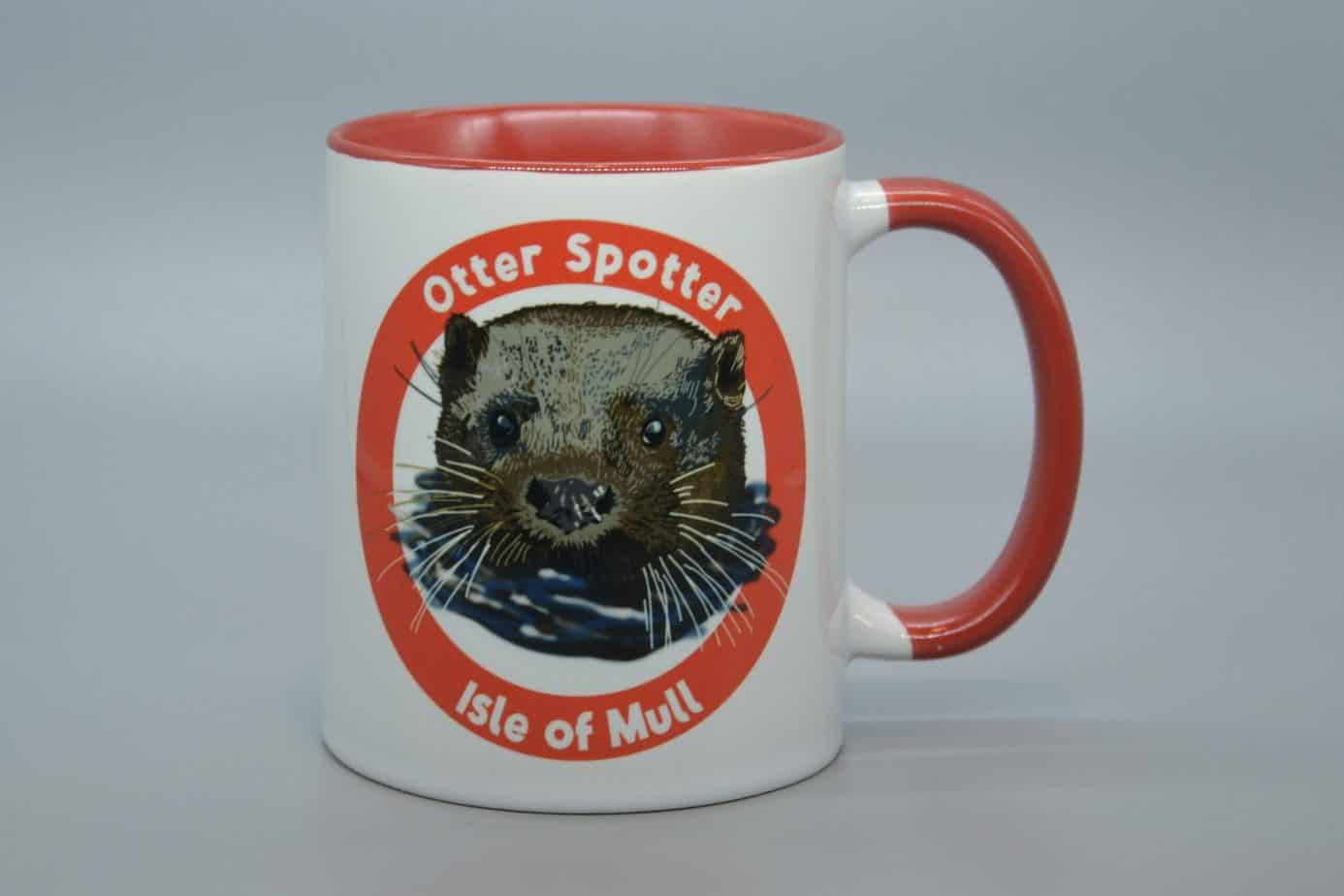Otter Spotter Isle of Mull Ceramic Mug - handmade by Tobermory Gift Company