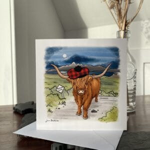 Highland cow bonnet