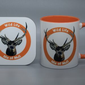 Stag Isle of Mull Ceramic Mug - handmade by Tobermory Gift Company (view 4)