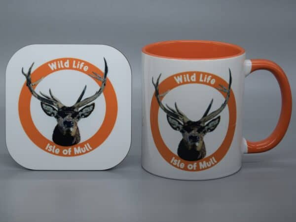 Stag Isle of Mull Ceramic Mug - handmade by Tobermory Gift Company (view 4)