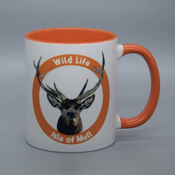 Stag Isle of Mull Ceramic Mug - handmade by Tobermory Gift Company