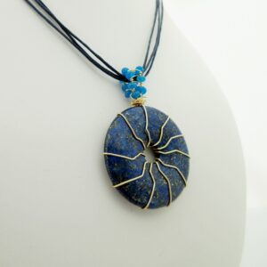 Lapis Lazuli, Blue, Pendant, Gift for Her - handmade by Indigo Berry (view 4)