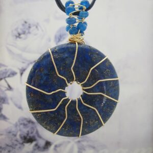 Lapis Lazuli, Blue, Pendant, Gift for Her - handmade by Indigo Berry (view 5)