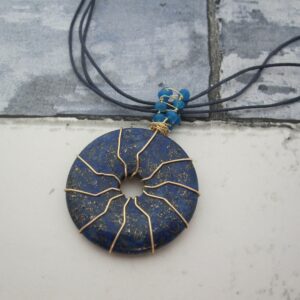 Lapis Lazuli, Blue, Pendant, Gift for Her - handmade by Indigo Berry