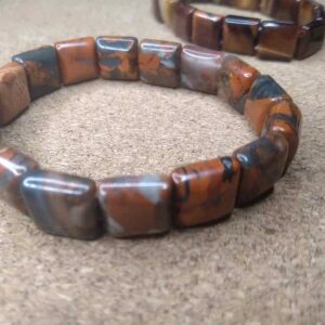 Poppy Jasper, elasticated bracelet - Image 4